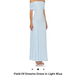 Field of Dreams Light Blue Maxi Dress - Lioness